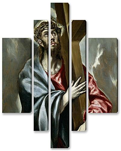 Модульная картина - Christ Clasping the Cross	
