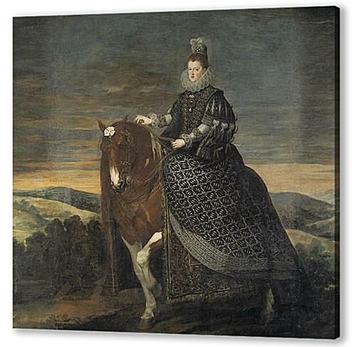 Картина маслом - Queen Margarita de Austria wife of Felipe III	
