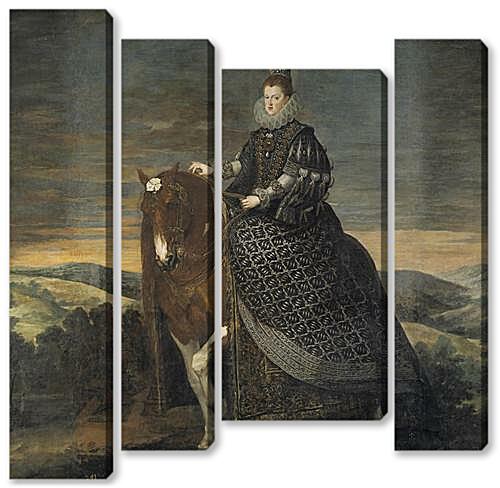 Модульная картина - Queen Margarita de Austria wife of Felipe III	
