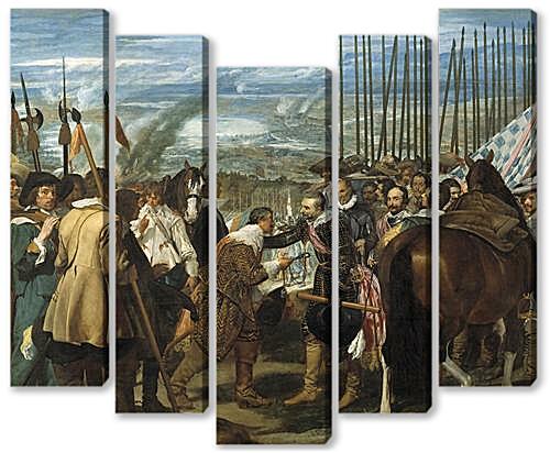 Модульная картина - The Surrender of Breda or The Lances	
