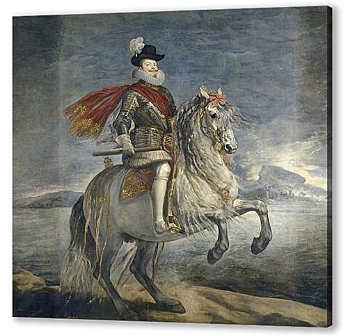 Картина маслом - Felipe III on Horseback	
