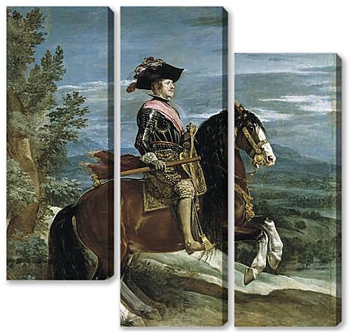 Модульная картина - Felipe IV on Horseback	
