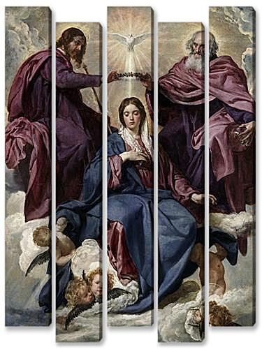 Модульная картина - The Coronation of the Virgin	
