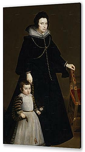 Antonia de Ipenarrieta y Galdos and her son Luis	
