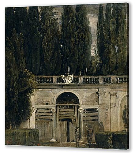 Картина маслом - The Medici Gardens in Rome	

