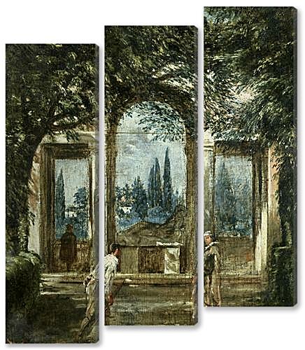 Модульная картина - The Medici Gardens in Rome	
