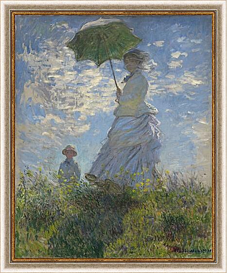 Картина - Женщина с зонтиком	
