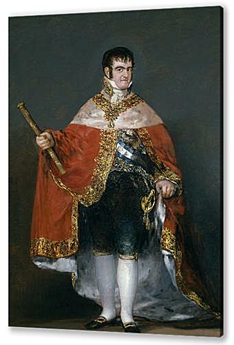 King Fernando VII with the Robes of State
