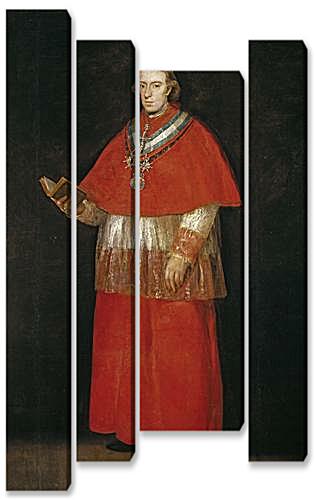 Модульная картина - Cardinal Luis Maria de Bourbon e Vallabriga
