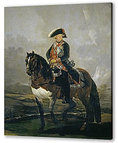 Постер (плакат) - Carlos IV on Horseback
