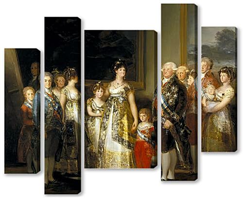 Модульная картина - The Family of Carlos IV
