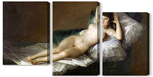 Модульная картина - The Nude Maja
