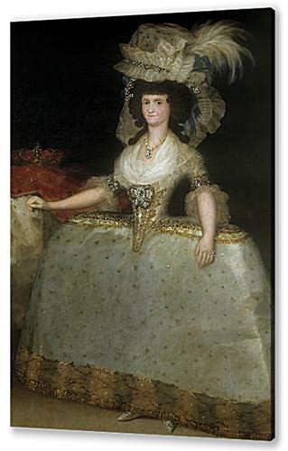 Queen Maria Luisa with a Bustle
