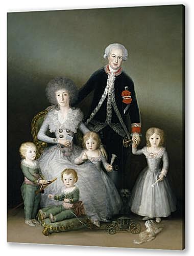 Картина маслом - The Duke and Duchess of Osuna and their Chldren
