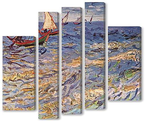 Модульная картина - Seascape at Saintes-Maries
