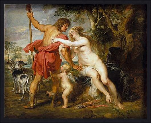 Картина - Венера и Адонис