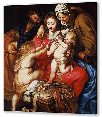 Постер (плакат) - The Holy Family with St. Elizabeth, St. John, and a Dove	
