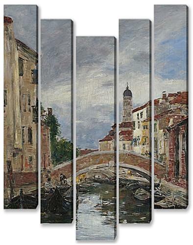 Модульная картина - Small Channel in Venice, 1895
