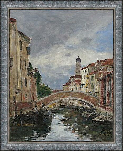Картина - Small Channel in Venice, 1895
