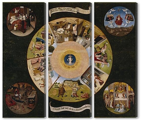 Модульная картина - Семь смертных грехов