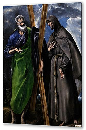 Постер (плакат) - Saint Andrew and Saint Francis	
