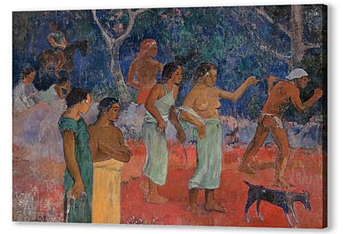 Scene from Tahitian Life	
