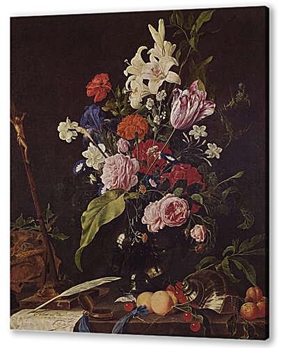 Постер (плакат) - Натюрморт Цветы в вазе