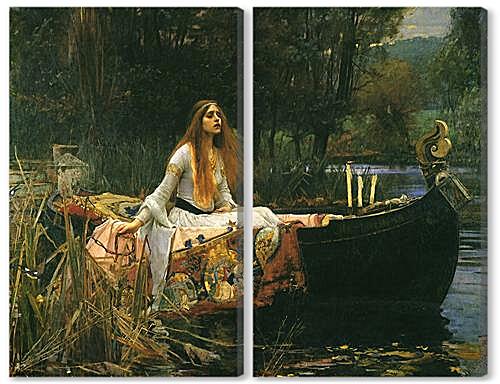 Модульная картина - The Lady of Shalott
