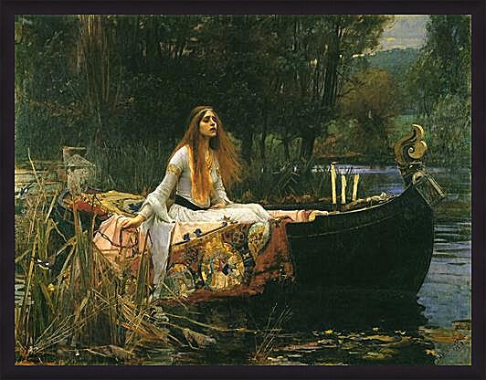 Картина - The Lady of Shalott
