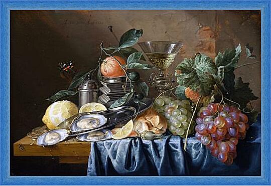 Картина - Still Life with Oysters and Grapes
