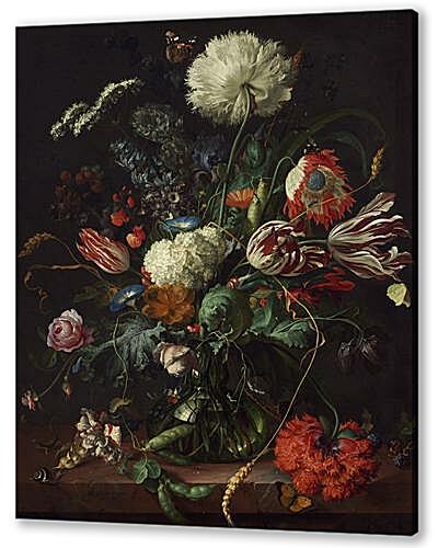Постер (плакат) - Ваза с цветами - натюрморт