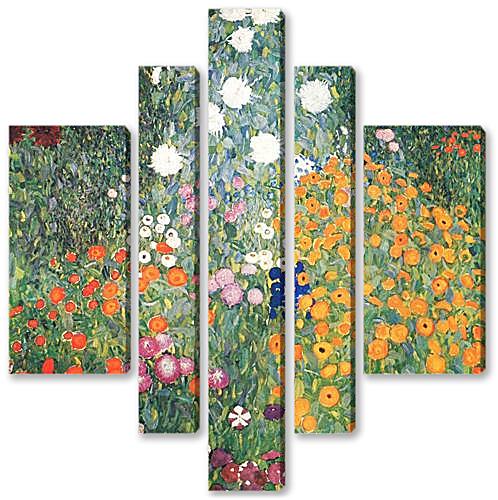 Модульная картина - Blumender garten	
