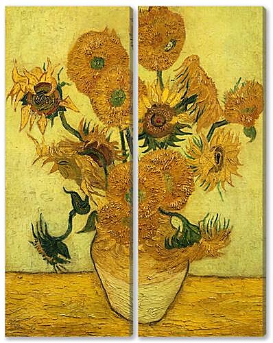 Модульная картина - Sunflowers
