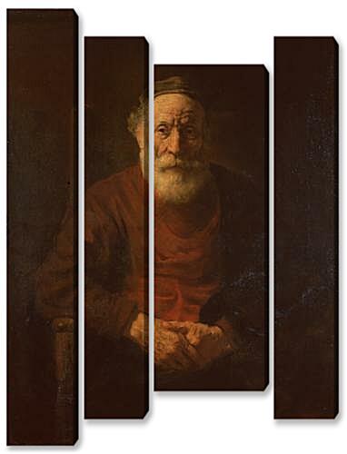 Модульная картина - Portrait of an Old Man in Red	
