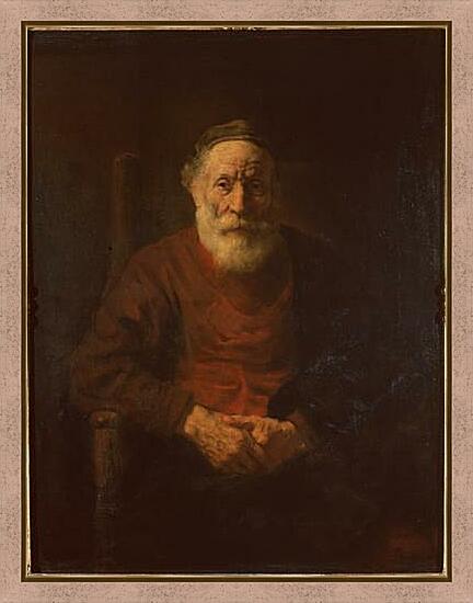 Картина - Portrait of an Old Man in Red	
