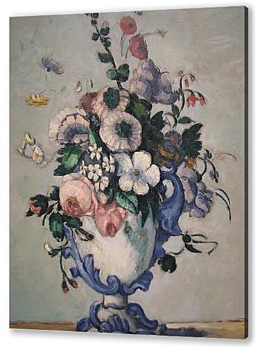 Картина маслом - Flowers in a Rococo Vase	
