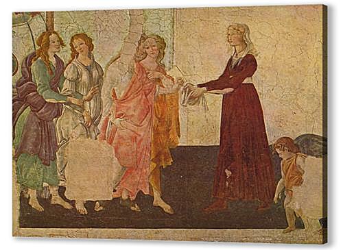 Постер (плакат) - Fresken aus der Lemmi-Villa bei Florenz (Szene	
