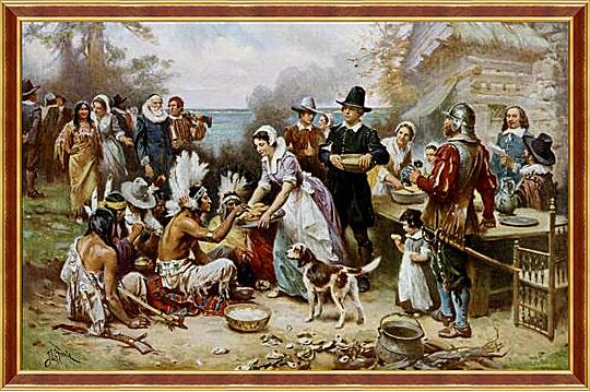 Картина - The First Thanksgiving
