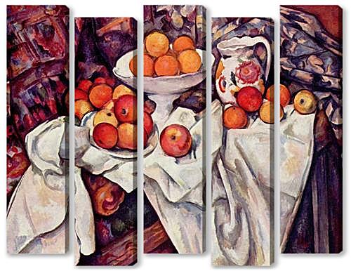 Модульная картина - Still Life with Apples and Oranges	

