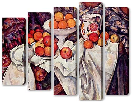 Модульная картина - Still Life with Apples and Oranges	
