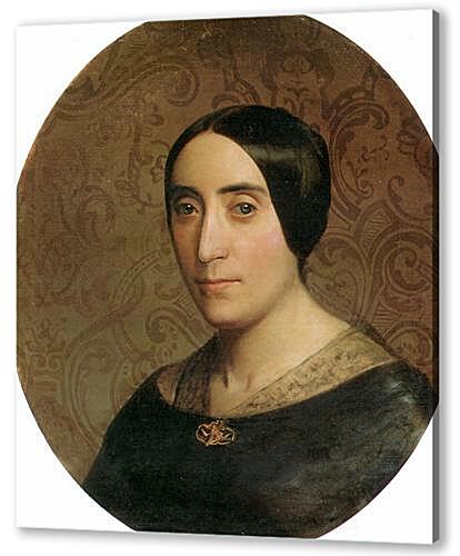 A Portrait of Amelina Dufaud Bouguereau

