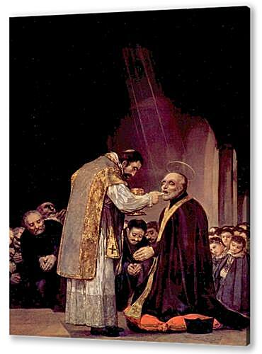 Картина маслом - The Last Communion of St. Joseph of Calasanza
