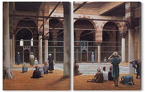 Модульная картина - Interior of a Mosque
