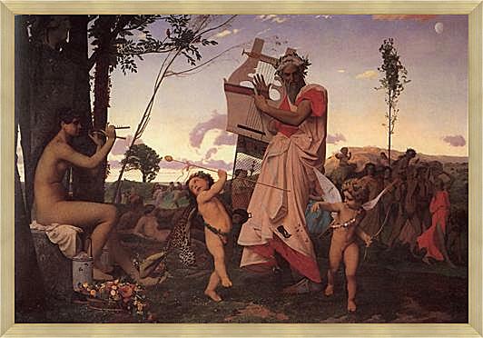 Картина - Anacreon, Bacchus and Cupid
