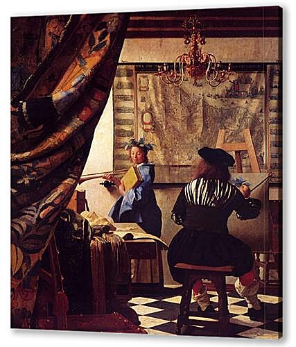 Постер (плакат) - Die Allegorie der Malerei
