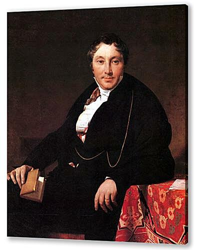 Постер (плакат) - Portrait of Jacques Louis Leblanc, seated
