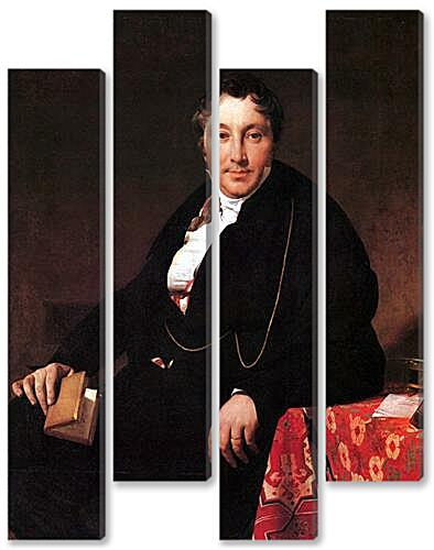 Модульная картина - Portrait of Jacques Louis Leblanc, seated
