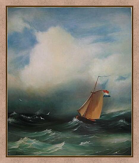 Картина - Tempete sur la mer	
