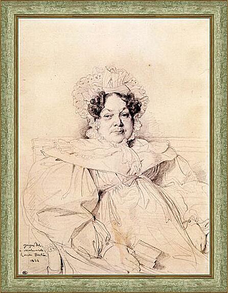 Картина - Madame Louis Francois Bertin, nee Genevieve Aimee Victoire Boutard
