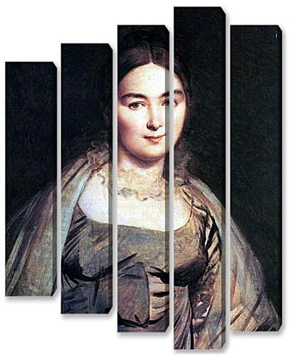 Модульная картина - Madame Jean Auguste Dominique Ingres, nee Madeleine Chapelle
